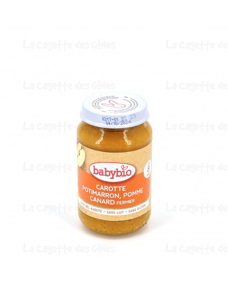 BABYBIO POT LEGUMES CANARD