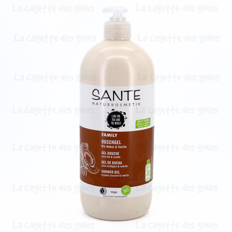 Gel Douche Coco Bio & Vanille - SANTE Gel Douche Coco Bio & Vanille - SANTE